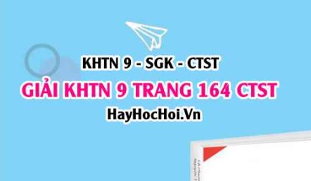 Giải KHTN 9 trang 164 Chân trời sáng tạo SGK